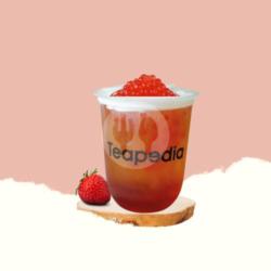 Strawberry Tea Boba Popping Medium