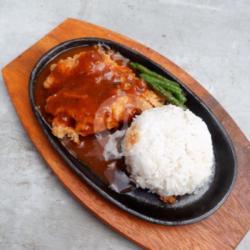 Gi. Rice Chicken Steak Lada Hitam