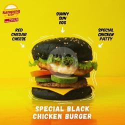 Special Black Chicken Burger