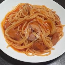 Spaghetti Pedas Sosis