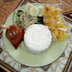 Nasi Pecel   Ampela Hati