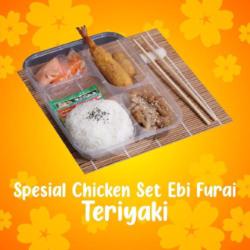 Spesial Chicken Set Ebi Furai Teriyaki