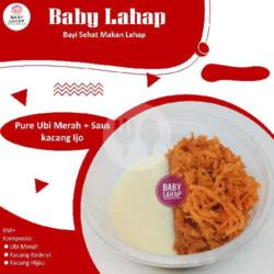 Puree Ubi Merah Saus Kcg Ijo