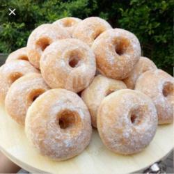 Donat Kentang Gula Halus Putih