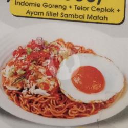 Indomie   Telur   Ayam Fillet Matah