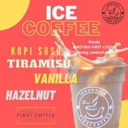 Ice Hazelnut/ Tiramisu/ Vanilla/ Latte With Cube Ice 320ml