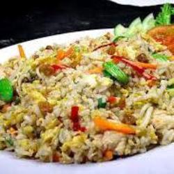 Nasi Goreng Pete Ikan Asin