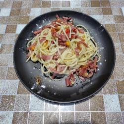 Spaghetti Aglio Olio Beef