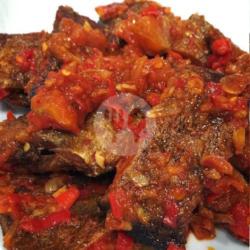 Sepat Balado   Terong   Tempe   Jengkol   Nasi