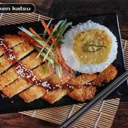 Nasi Bento Chicken Katsu