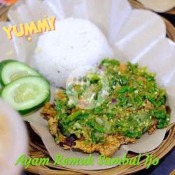 Nasi Ayam Remuk Sambal Ijo