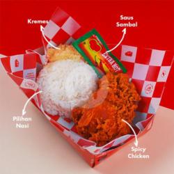Promo Paket Hemat Nasi Ayam Spicy Saus Sachet