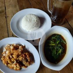 Ayam Geprek   Nasi   Cah Kangkung   Es Tehh