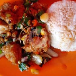 Chilli Garlic Chicken Rice