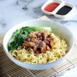 Mie Kering Ayam Plus Bakso