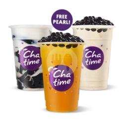 Paket D : Grass Jelly With Fresh Milk   Mango Green Tea   Chatime Roasted Milk Tea