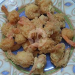 Paket Udang Goreng Tepung Saos Keju Ala Richeese   Nasi  Es Teh