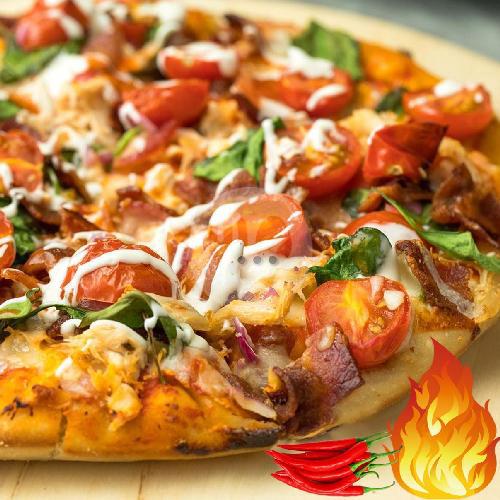 Chicken Pizza Spicy / Pedas (besar 28 Cm)