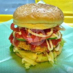 Burger Telor Keju