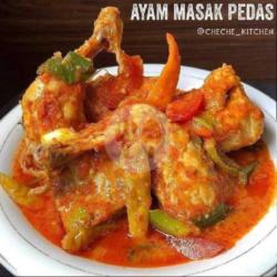 Nasi Ayam Mercon   Telur