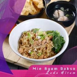 Mie Ayam Lada Hitam Bakso