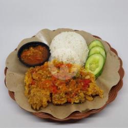 Geprek Sayap   Nasi Sambel Original