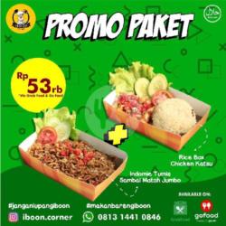 Paket Rice Box Chicken Katsu   Indomie Tumis Jumbo Spesial