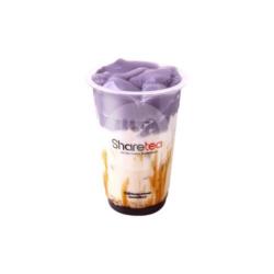 Frozen Caramel With Taro Pudding (l)