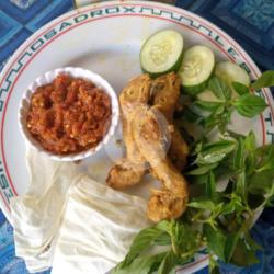 Paket Siap Masak,kepala Ayam Ungkep,sambal Lalap