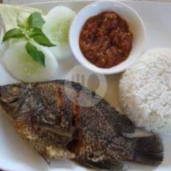 Paket Nasi Ikan Munjair Goreng