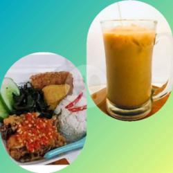 Paket Ayam Bakar Geprek Dada/paha Atas   Es Coffemix