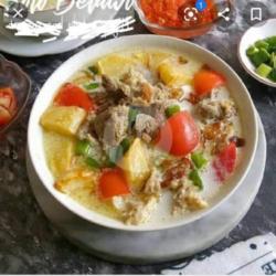 Soto Betawi Paru   Nasi