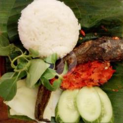 Lele Sambal Penyet   Nasi