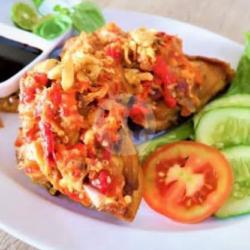 Paket Nasi Ayam Cobek Koll Goreng Tahu Crispy