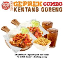 Paket Geprek Combo Kentang Goreng