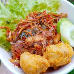 Nasi Ayam Suwir Kecombrang