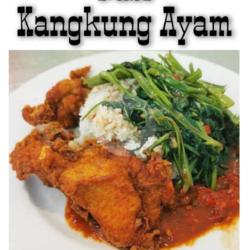 3 Nasi Kangkung Ayam   1 Mandi/nutrisari