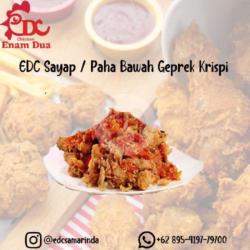 Edc Sayap / Paha Bawah Geprek Krispi