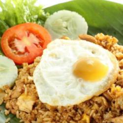 Nasi Goreng Cumi   Telur