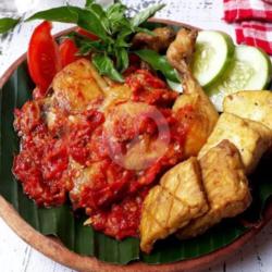 Ayam Goreng Penyet Sambal Mentah