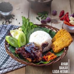 Paket Nasi Ayam Lada Hitam