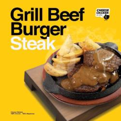 Grill Beef Burger Steak