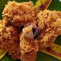 Fried Chicken 10 Potong Campur   Saos Sachet