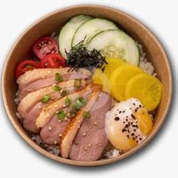 Torched Smoked Duck Rice Bowl