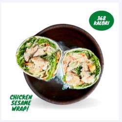 Chicken Sesame Salad Wrap