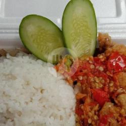 Nasi Ayam Geprek Urap