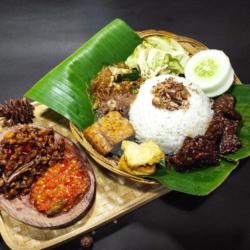 Paket Nasi Uduk Paru Rica