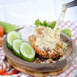 Paket Ayam Geprek Mozzarella