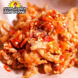 Paket Ayam Geprek Sayap / Paha Bawah   Sambel  Nasi