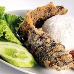 Ikan Lele Sambal Ijo   Nasi